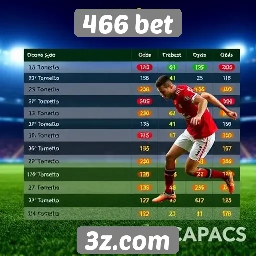 Comparativo de odds entre 466 bet e concorrentes
